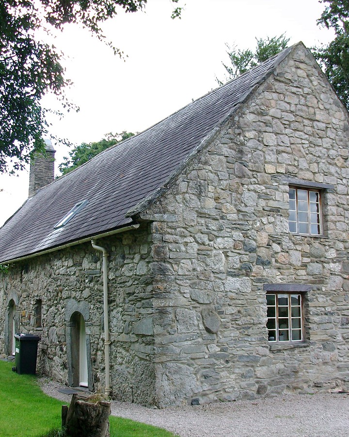 Plas Uchaf - stone house with slate roof